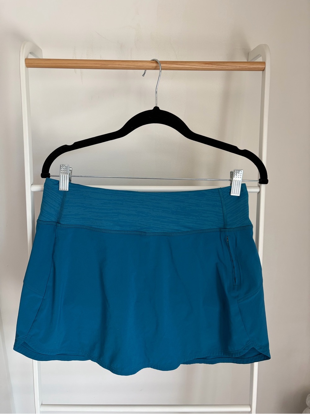 Outdoor Voices Blue Athletic Skort Skirt Shorts underneath